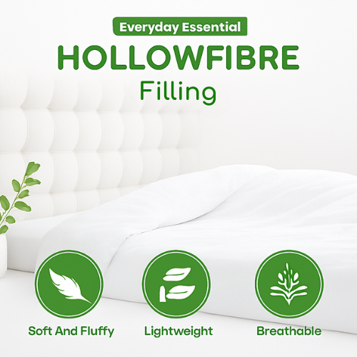 2 Pieces Set Soft Fine Medium Firm pillow.