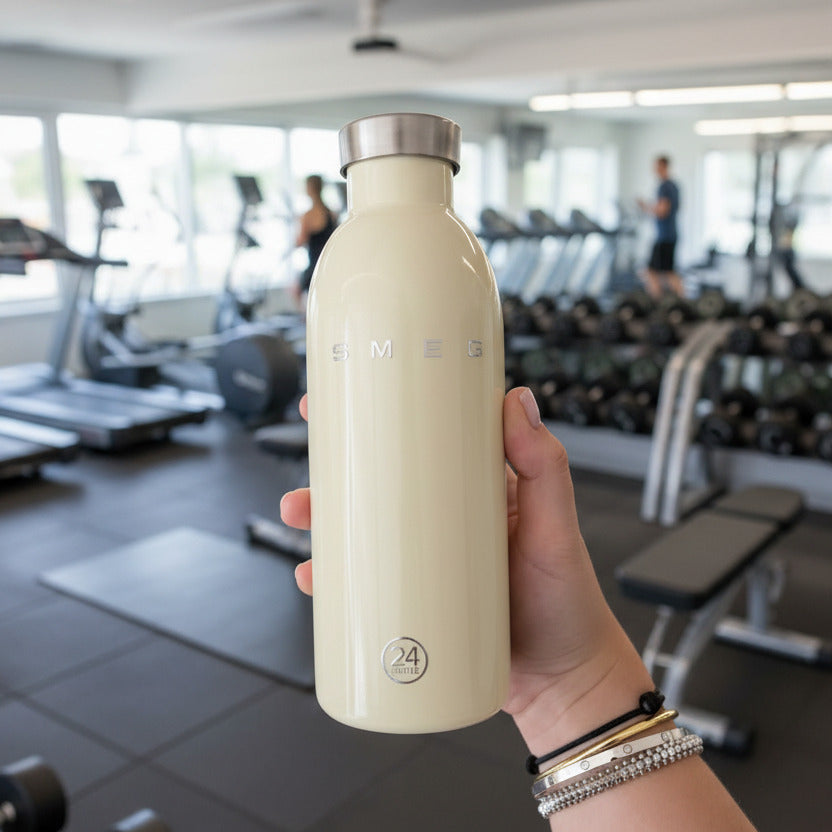 SMEG x 24Bottles Clima Bottle 500 ml Cream