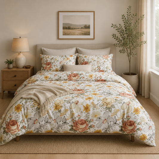 King size, 6-piece stunning garden set in a delightful shade of green.