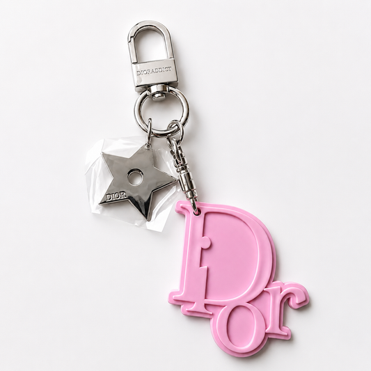 Beauty Novelty Keychain Pink