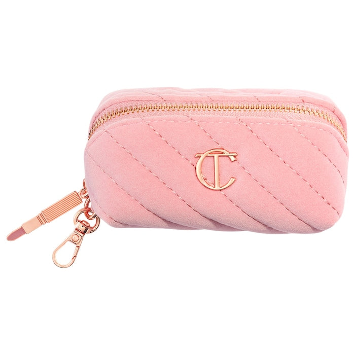 Velvet Small Organizer Bag Pink