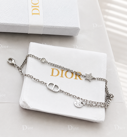 Dior Beauty CD logo Bracelet with Shopping bag