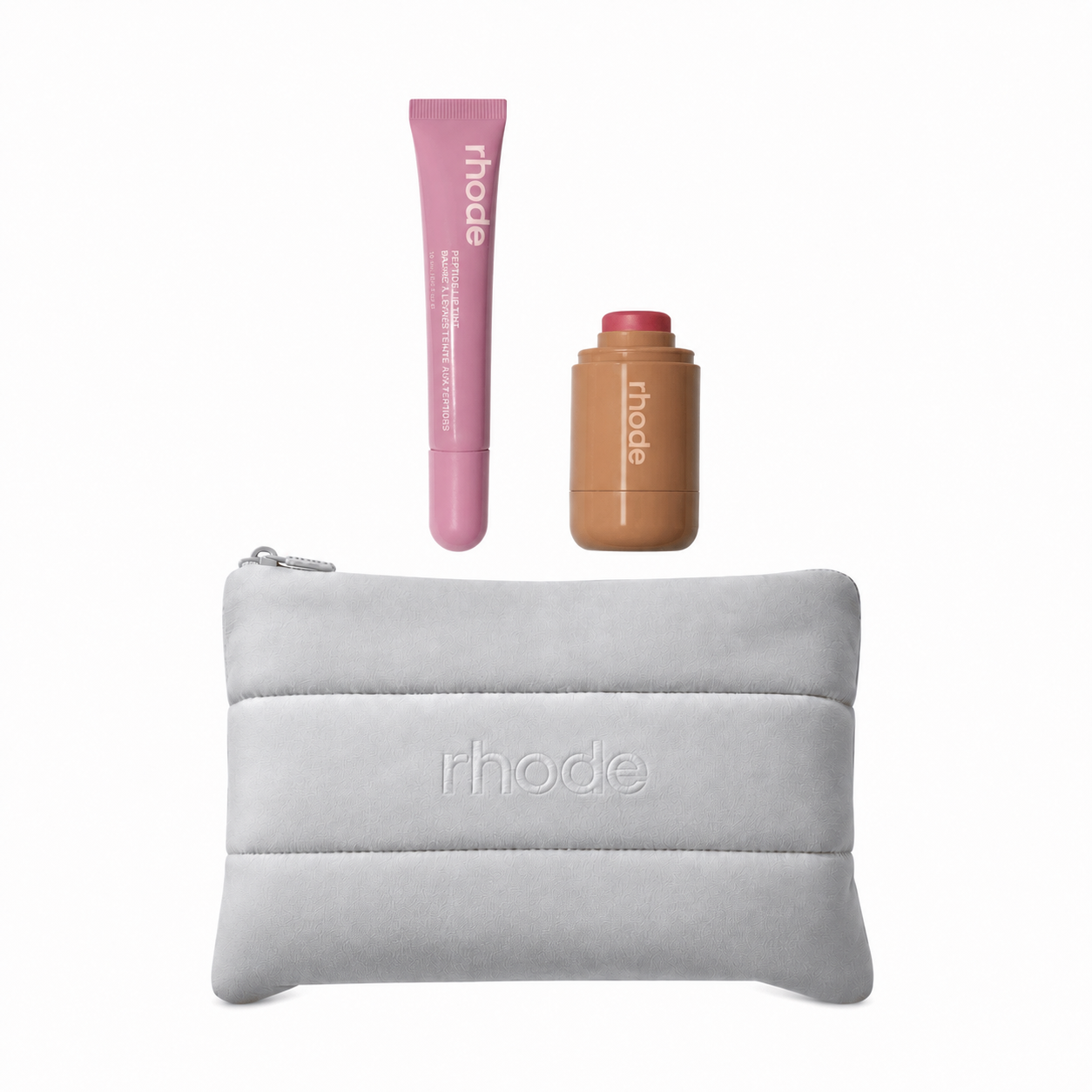 Set Pocket Blush Teacup, Lip Shimmery Warm Mauve Pretzel
