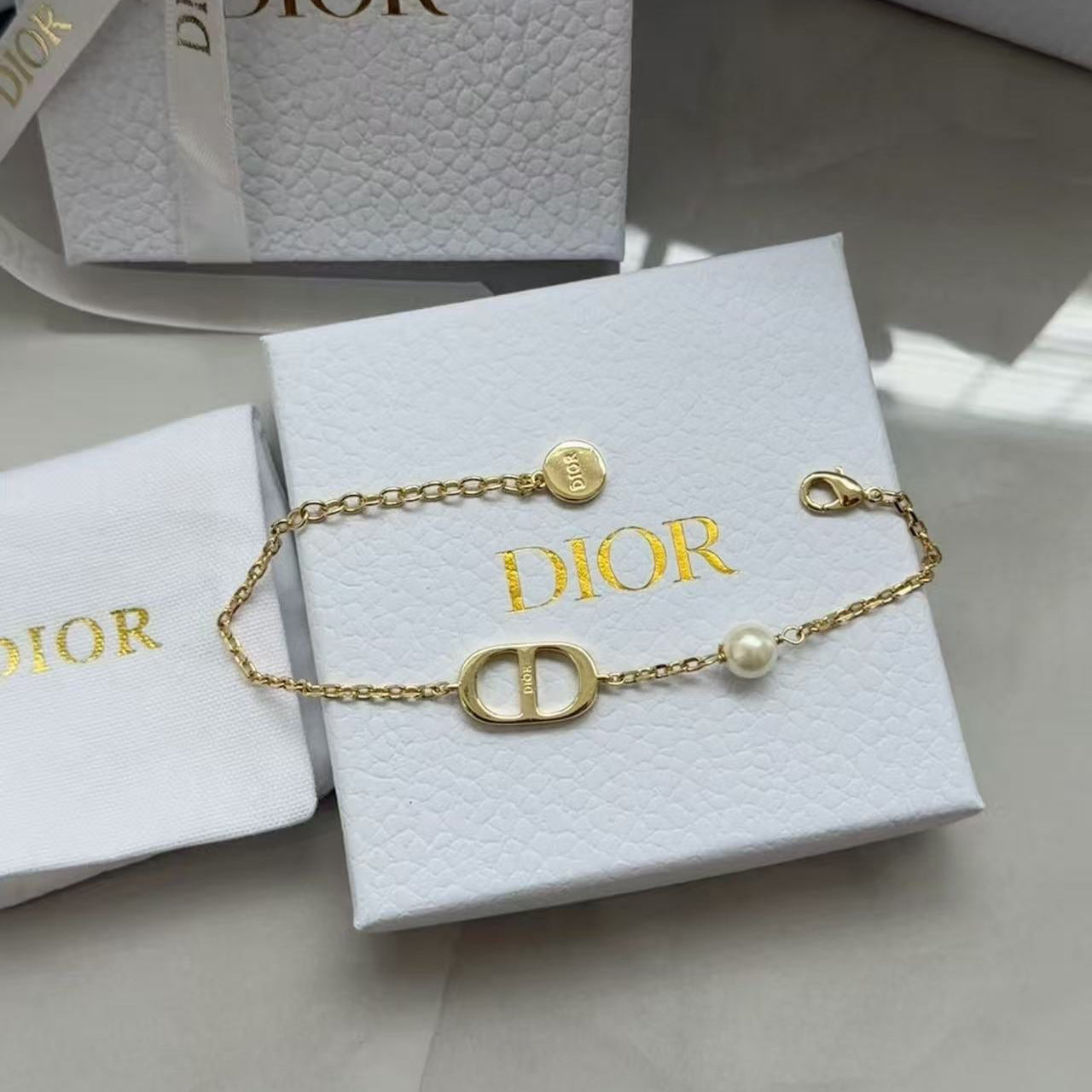 Beauty CD logo Bracelet VIP Gift with Box, Shopping Bag