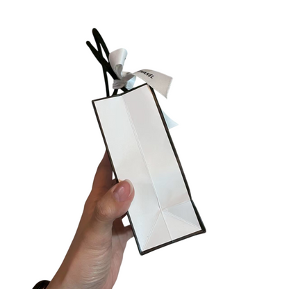 White Paper/Gift Bag - S Size 14*12cm with ribbon