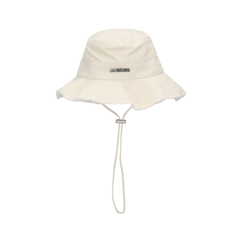 Jacquemus bucket hat size 58 Off White