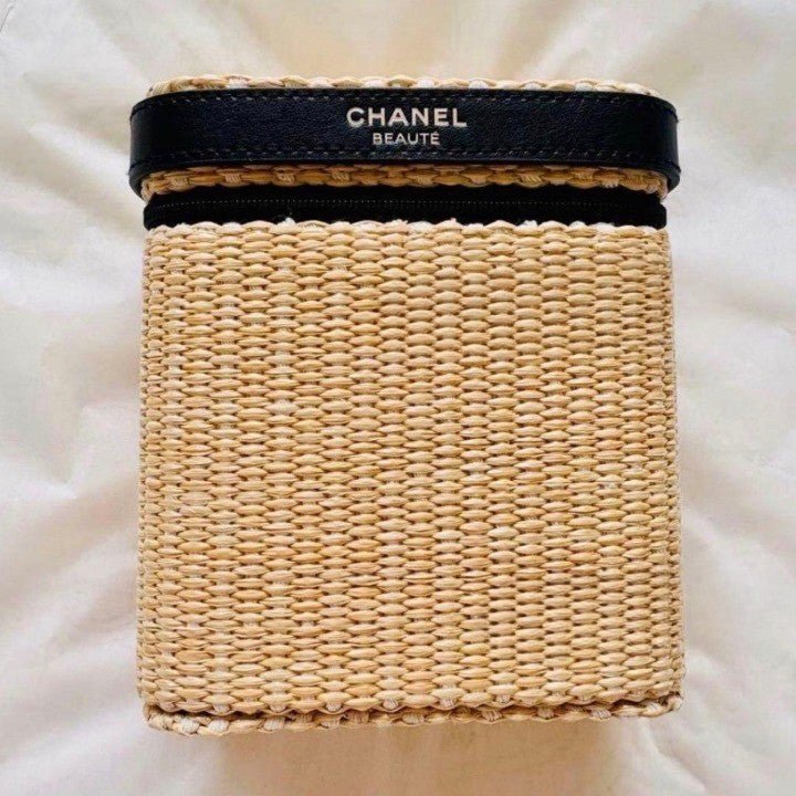 Chanel Beauty 2026 Straw gift Cosmetic bag beige - BusDeals