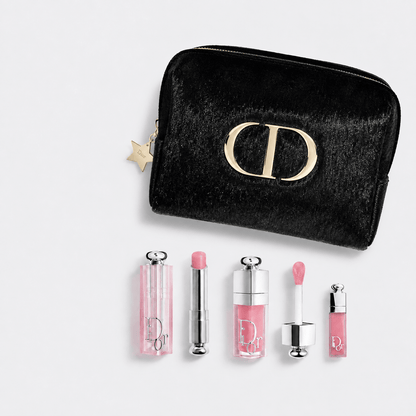 Dior Beauty Gift Set Small Velvet Cosmetic Bag with Duo 001 set - BusDeals