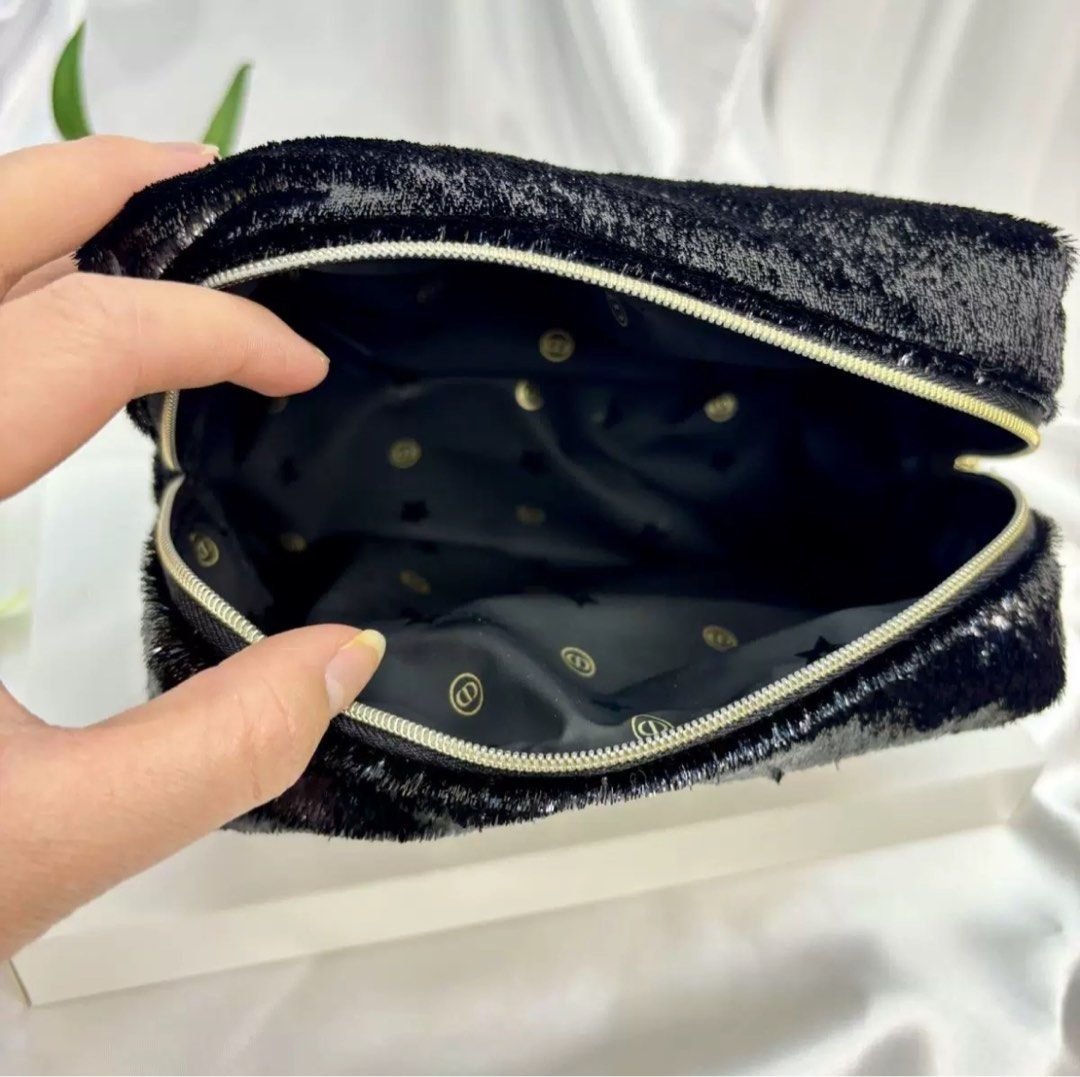 Dior Beauty Gift Set Small Velvet Cosmetic Bag with Duo 001 set - BusDeals