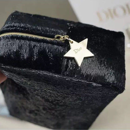 Dior Beauty Gift Set Small Velvet Cosmetic Bag with Duo 001 set - BusDeals