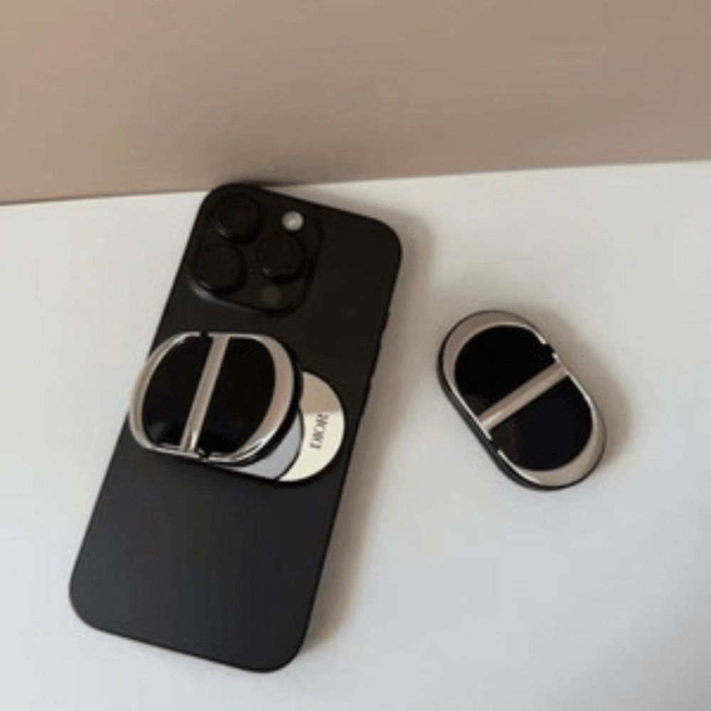 DIOR Counter Gift Beauty phone ring holder with a built-in dual mirror - BusDeals