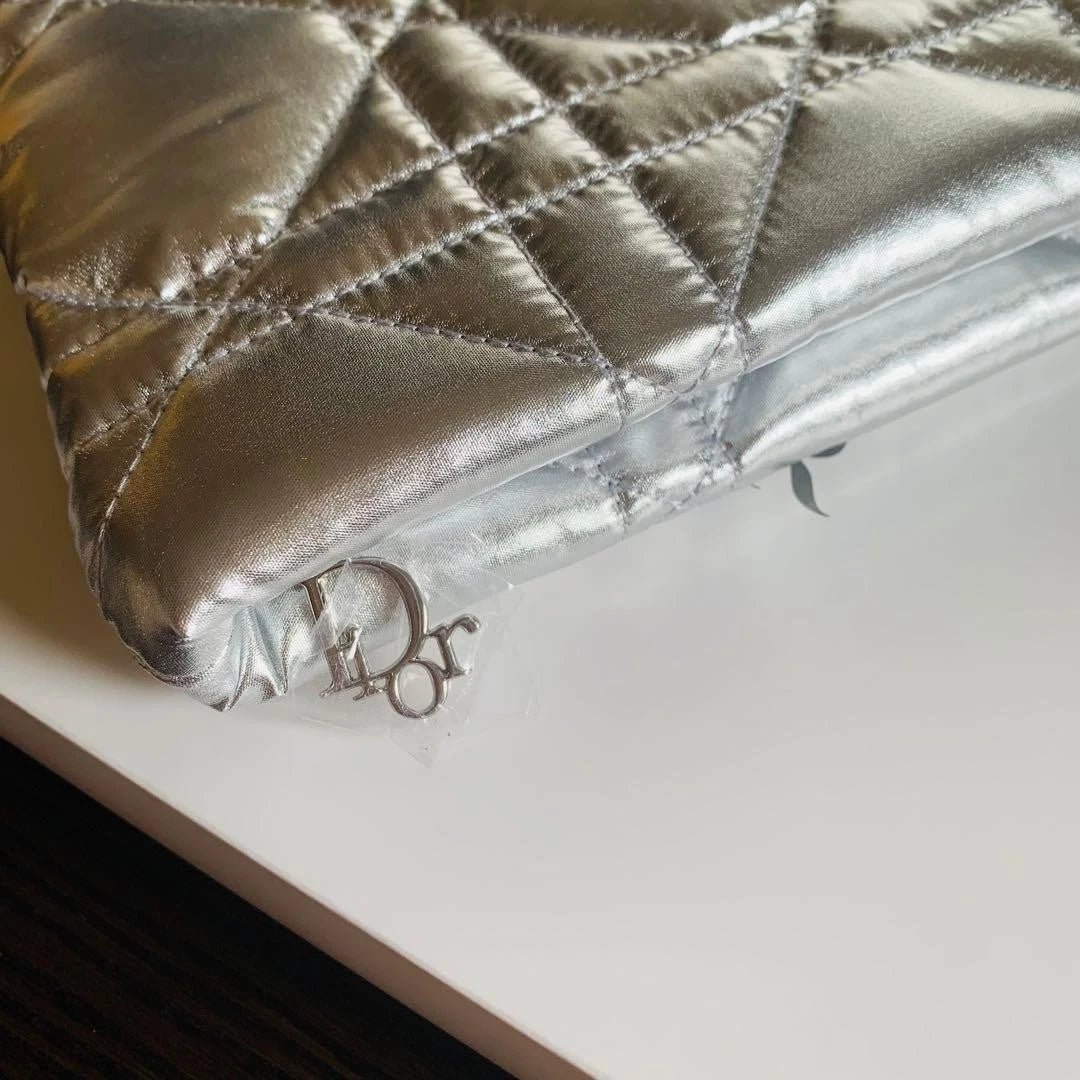 Dior Small Silver Pouch. - BusDeals