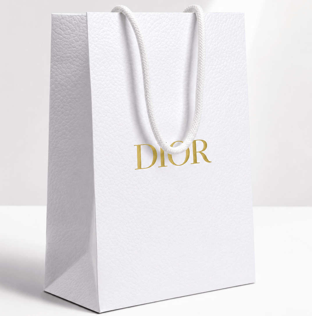 Dior White Paper/Gift Bag - M Size - BusDeals