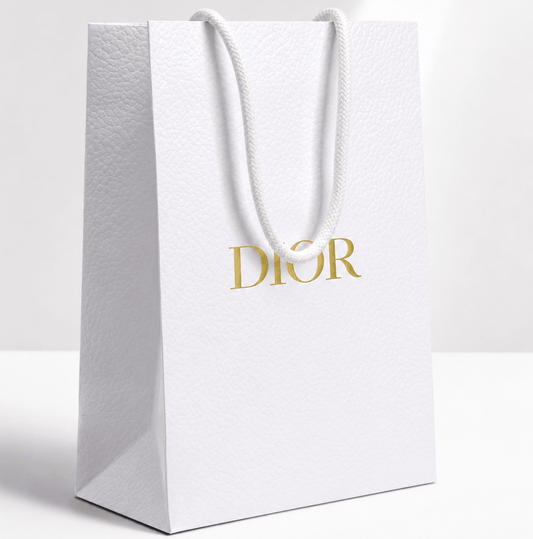 Dior White Paper/Gift Bag - M Size - BusDeals