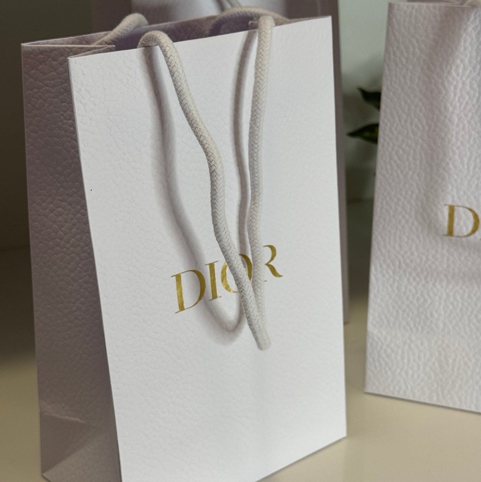 Dior White Paper/Gift Bag - M Size - BusDeals