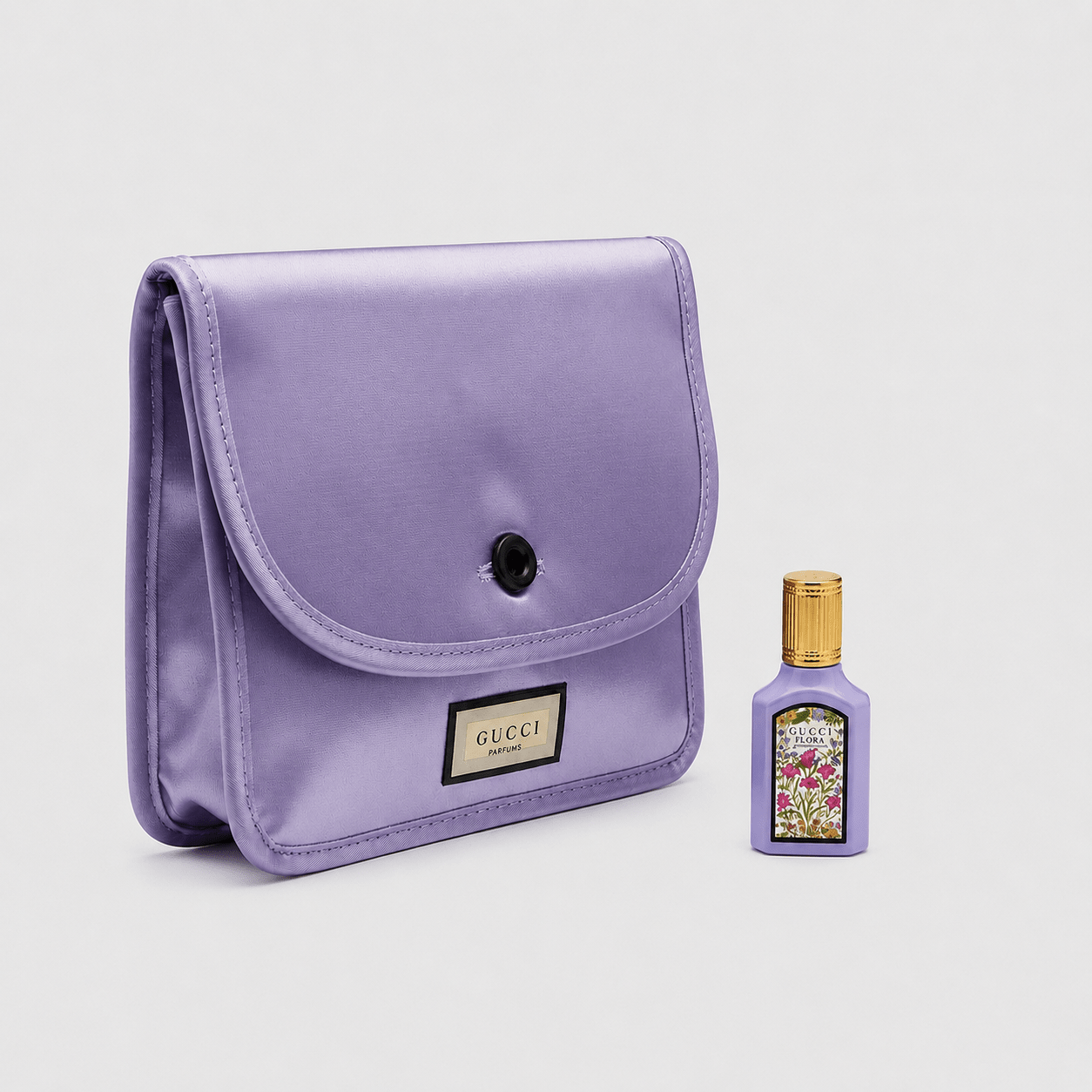 Gucci Beauty Pouch/Bag with Flora MINI Parfume 5ml - BusDeals
