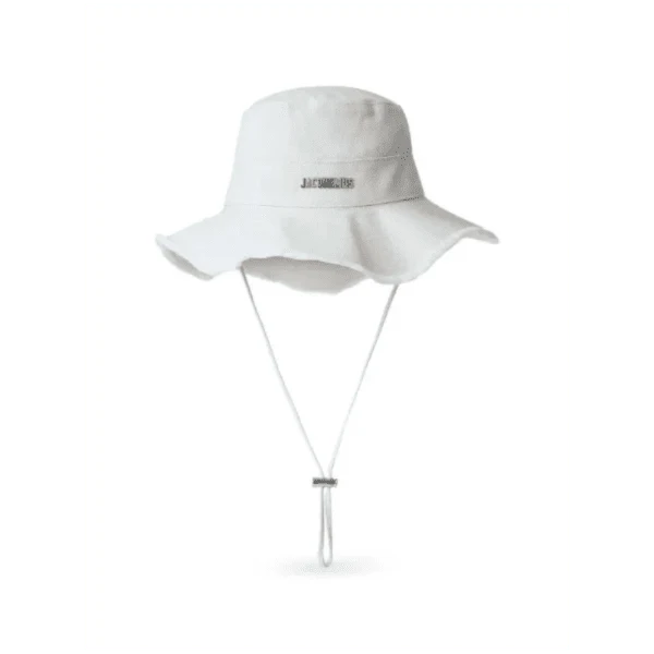 Jacquemus bucket hat, size 58 White - BusDeals