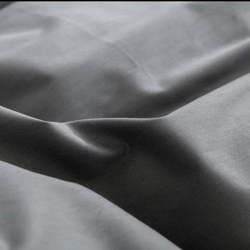 King Size 6 pieces, Ombré Dark Grey Bedding set.