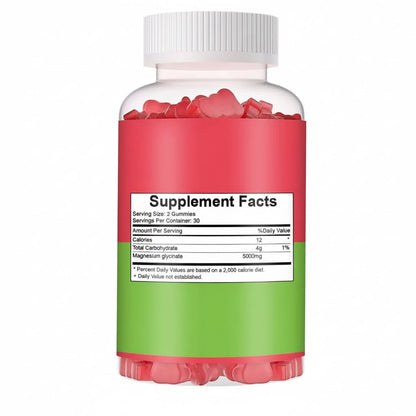 Magnesium Glycinate Gummies Raspberry Flavor - BusDeals