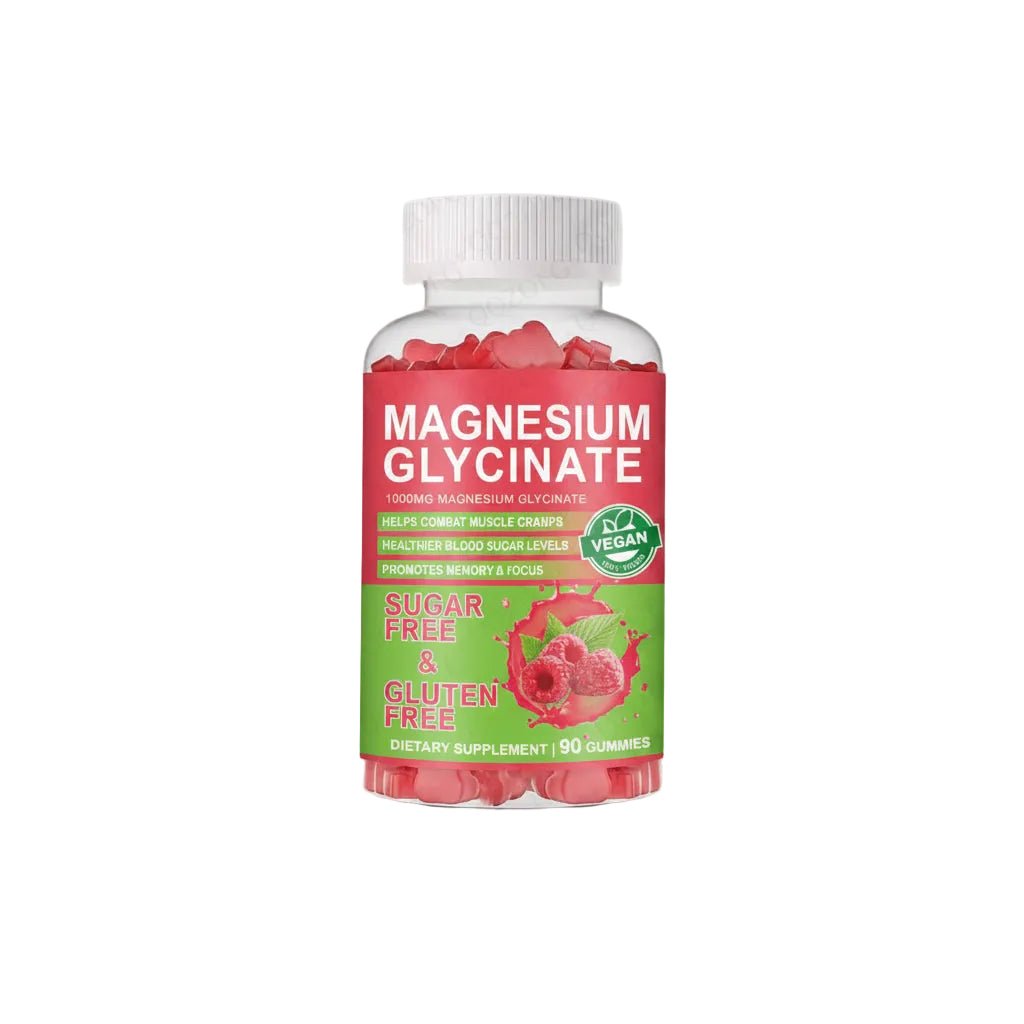 Magnesium Glycinate Gummies Raspberry Flavor - BusDeals