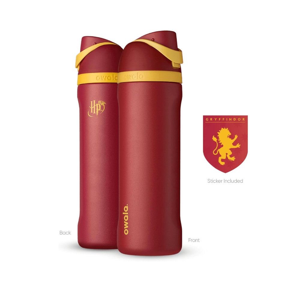 Owala 24 oz 710 ml Harry Potter FreeSip Insulated Stainless Steel Water Bottle, Gryffindor Red - BusDeals