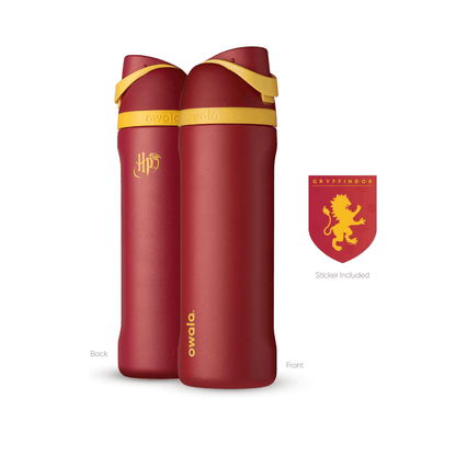 Owala 24 oz 710 ml Harry Potter FreeSip Insulated Stainless Steel Water Bottle, Gryffindor Red - BusDeals
