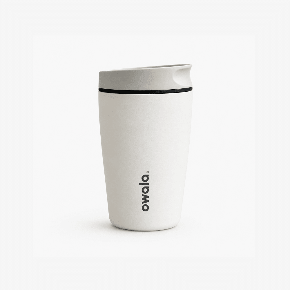 Owala SmoothSip Slider - Stainless Steel - 12-oz. - Shy Marshmallow - BusDeals