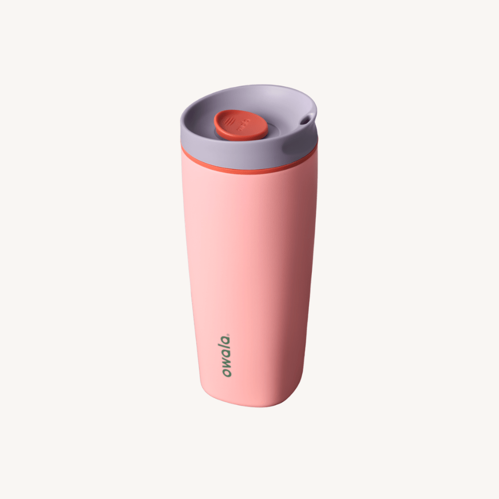Owala SmoothSip Slider - Stainless Steel - 20-oz. - Sugar High, Pink - BusDeals