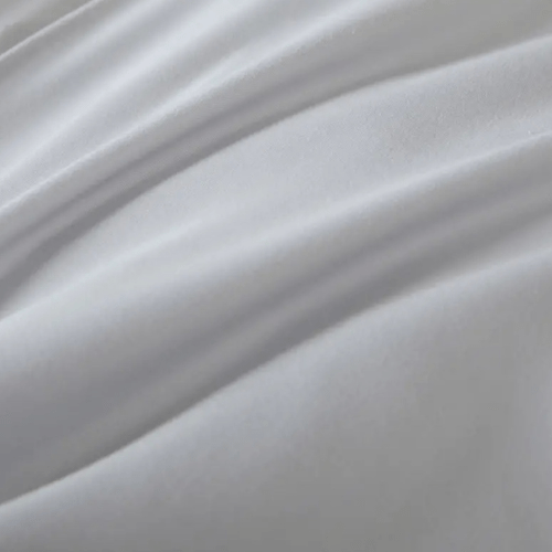Premium Queen size 6 pieces Bedding Set without filler, Plain Light Gray Color