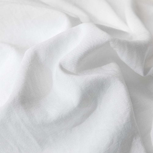 Premium Single size 4 pieces Bedding Set without filler, Plain White Color - BusDeals