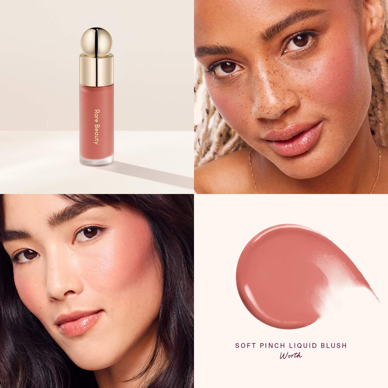 Rare Beauty by Selena Gomez Soft Liquid Blush True Rose - Worth