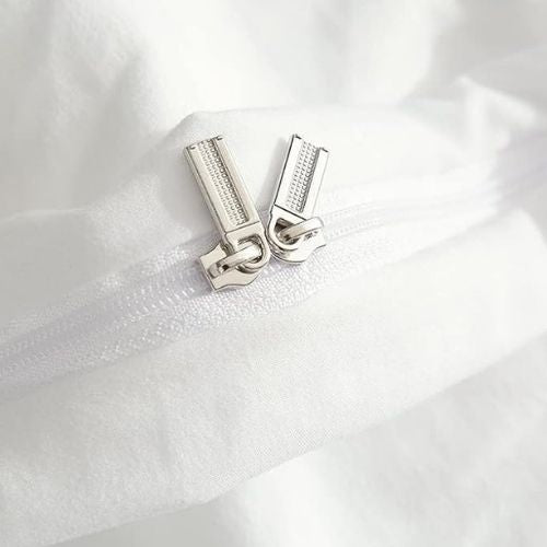 Single size 4 Pieces extra soft Bedding Set, Washable Cotton  White Color