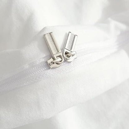 Single size 4 Pieces extra soft Bedding Set, Washable Cotton  White Color